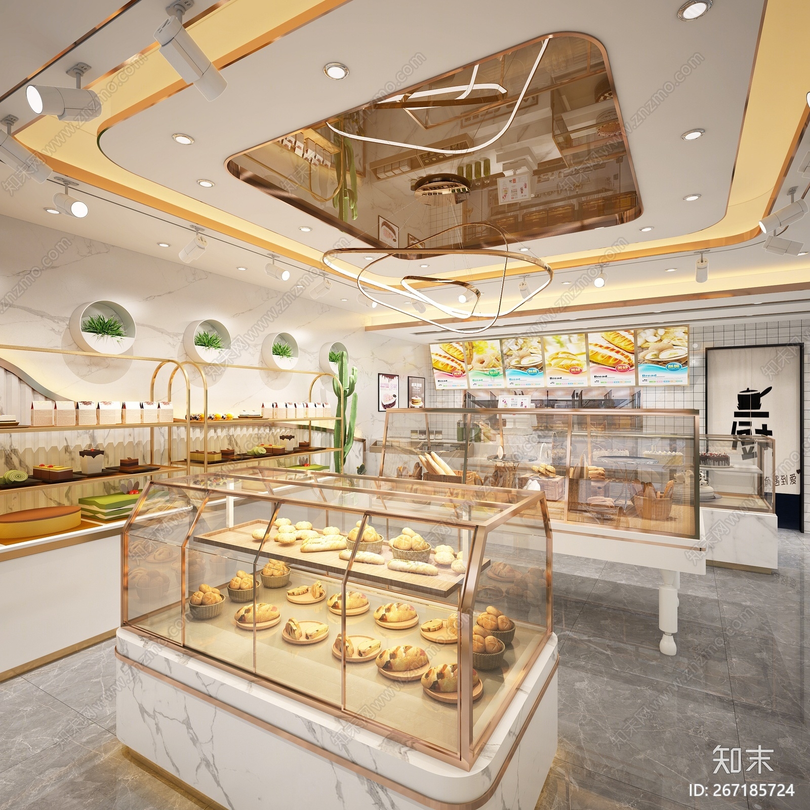 现代面包店3D模型下载【ID:267185724】