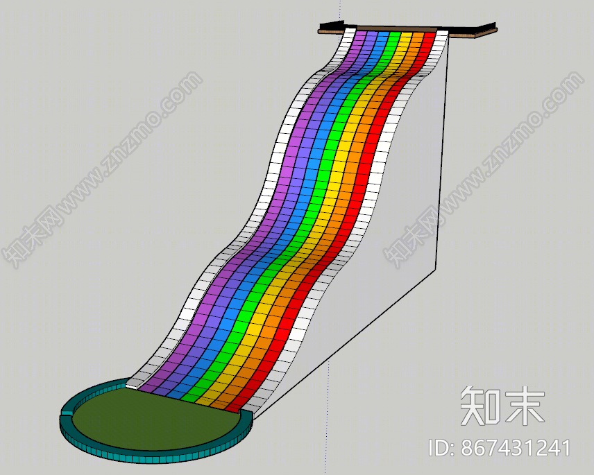 现代风格游乐设施SU模型下载【ID:867431241】