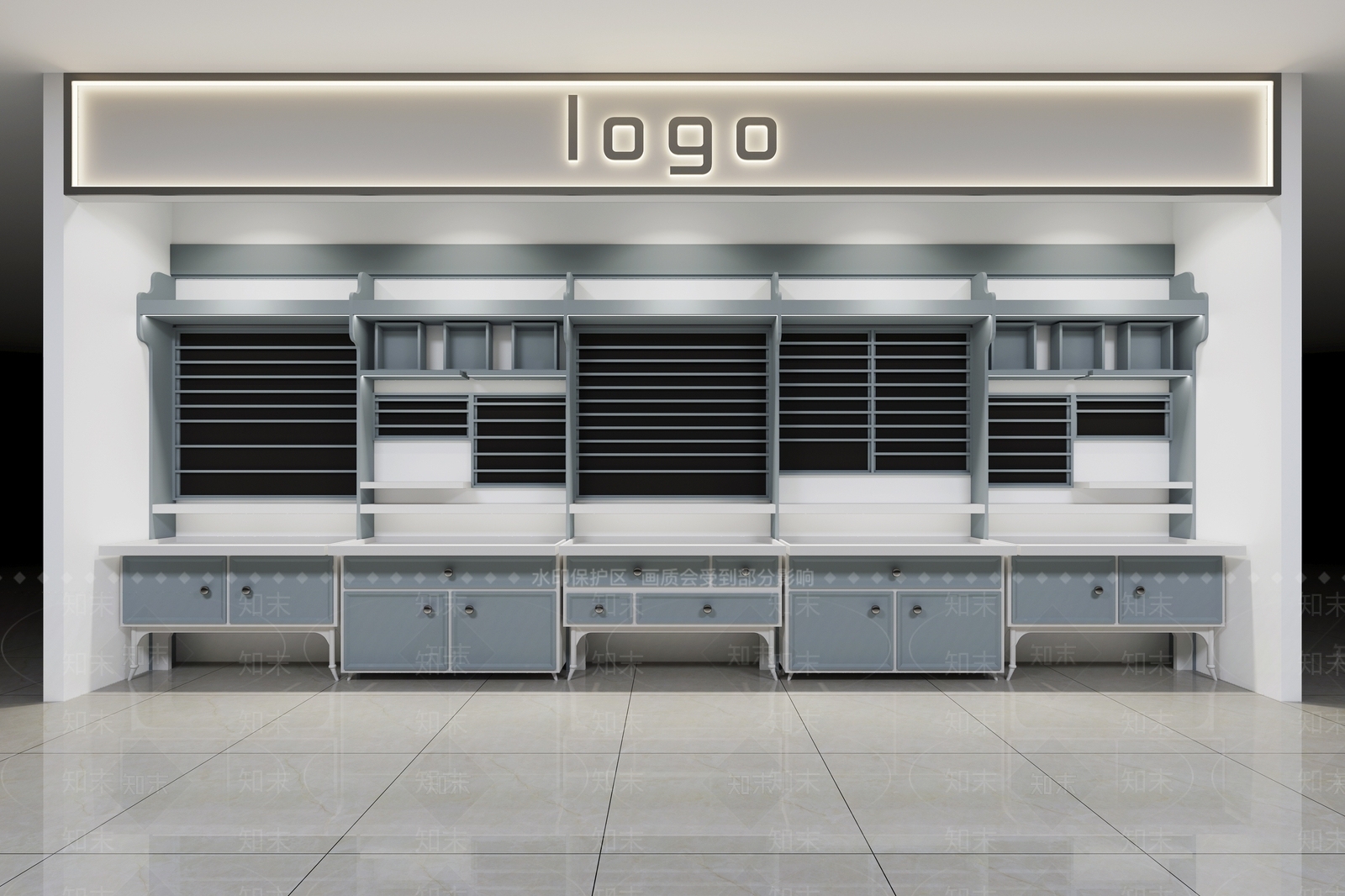 北欧货架3D模型下载【ID:567780428】