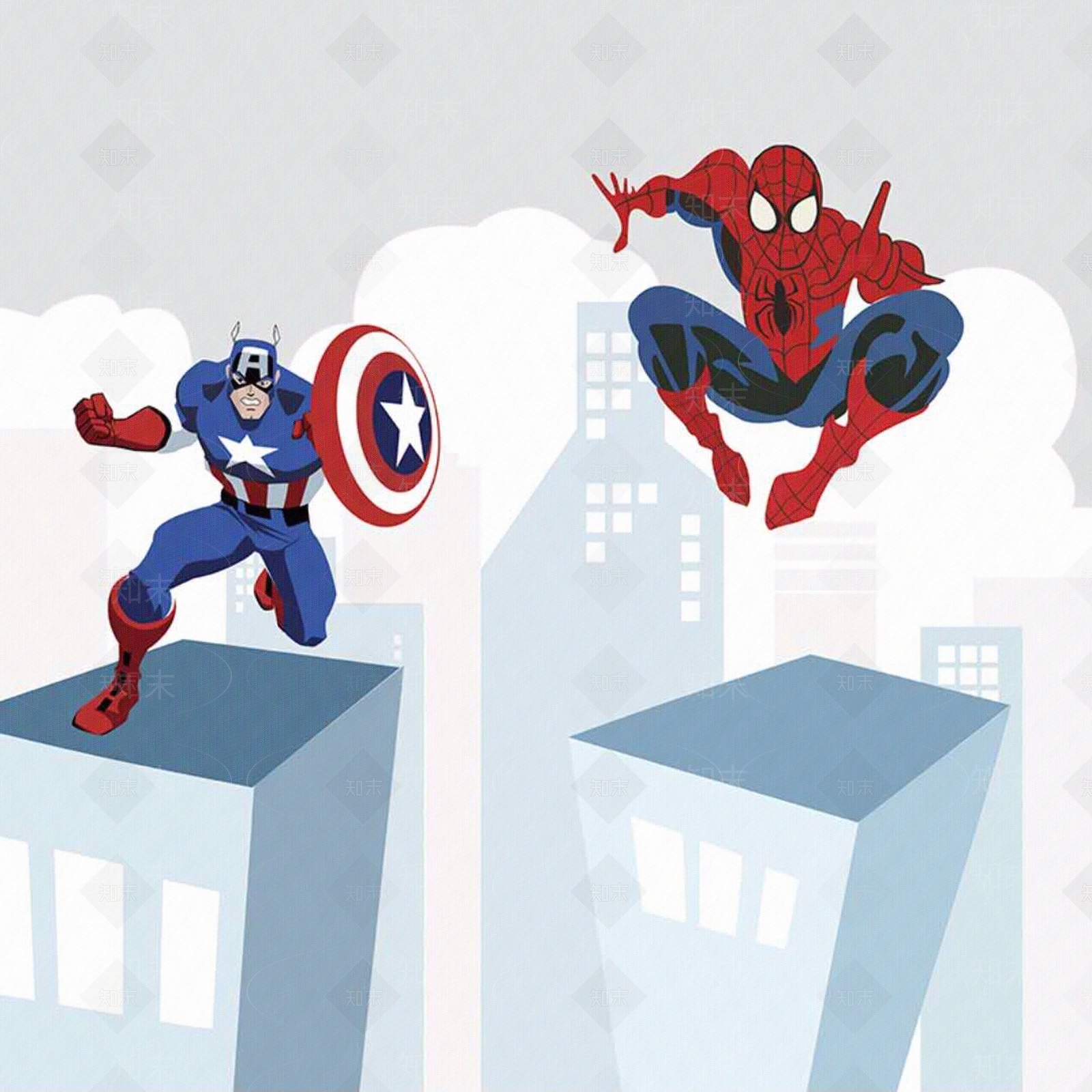 儿童房壁纸贴图下载【ID:967798713】