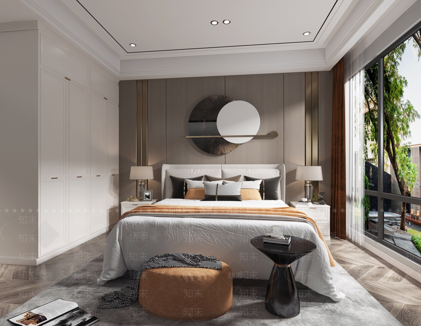 现代电视柜3D模型下载【ID:967809014】