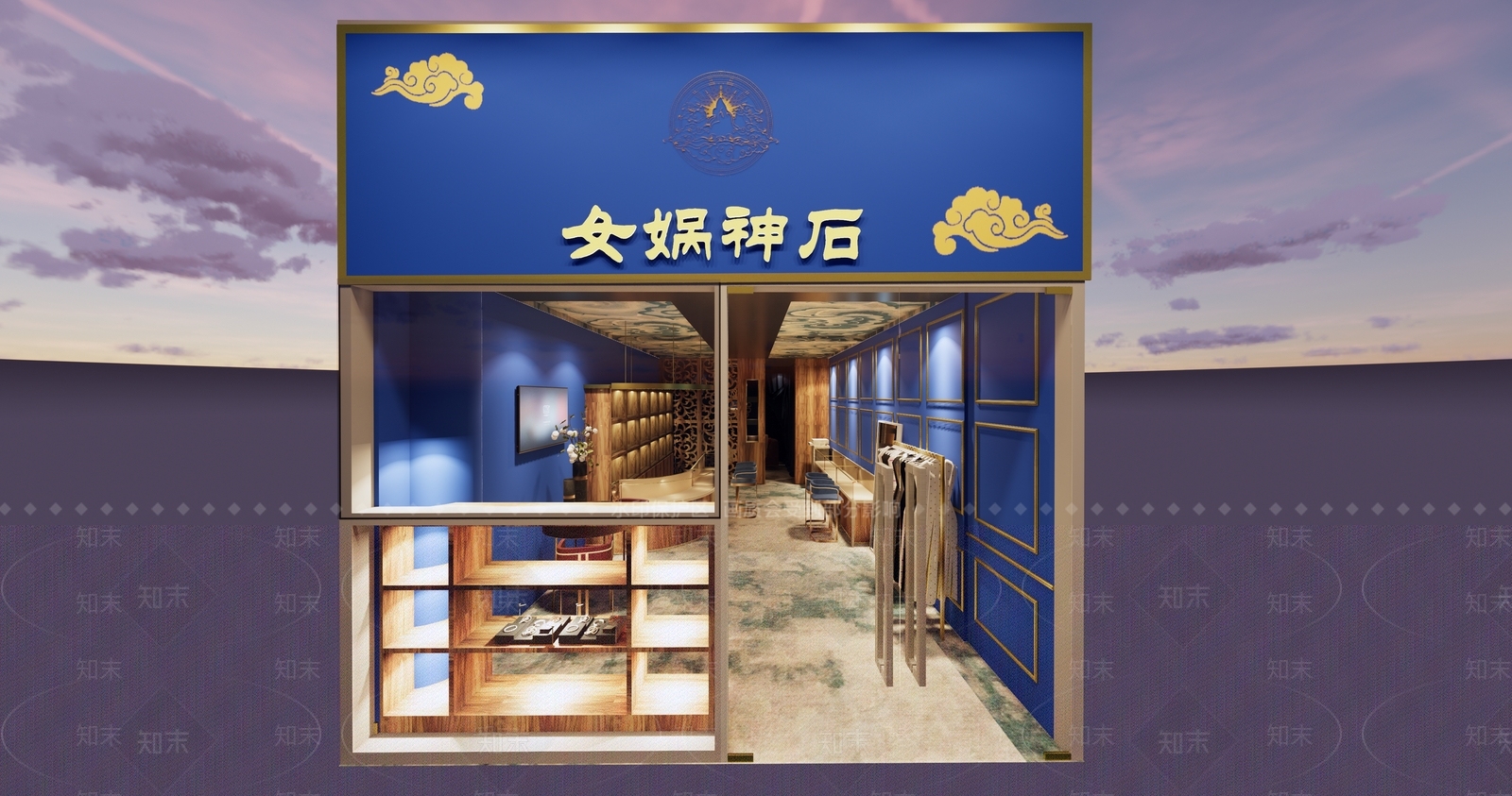现代风格珠宝店SU模型下载【ID:167824443】