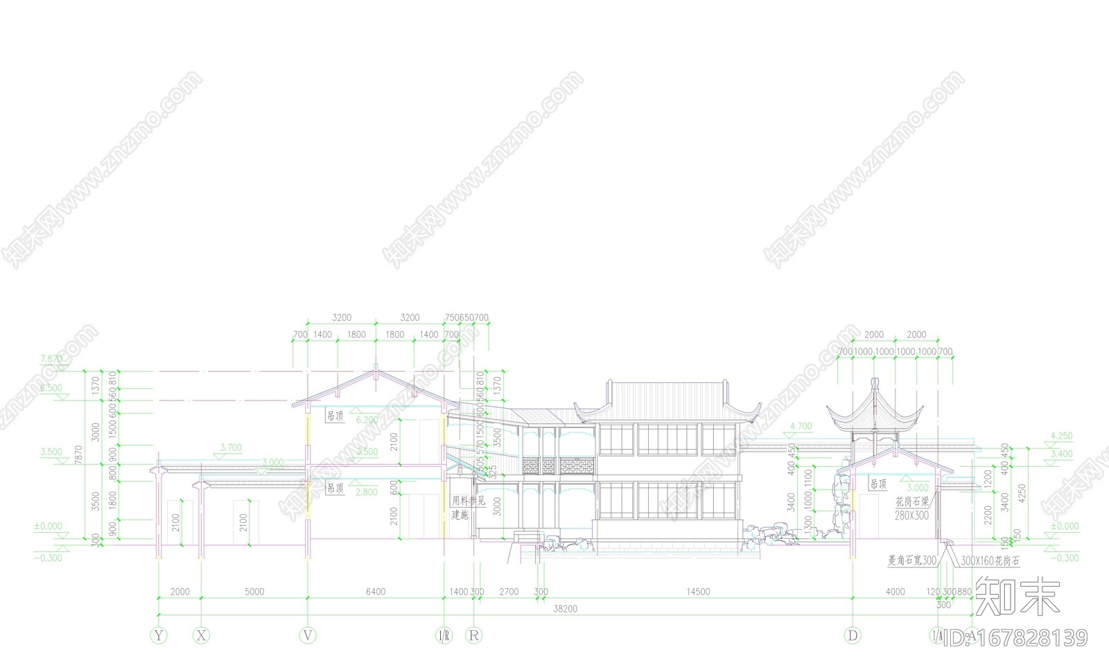 古建筑cad施工图下载【ID:167828139】