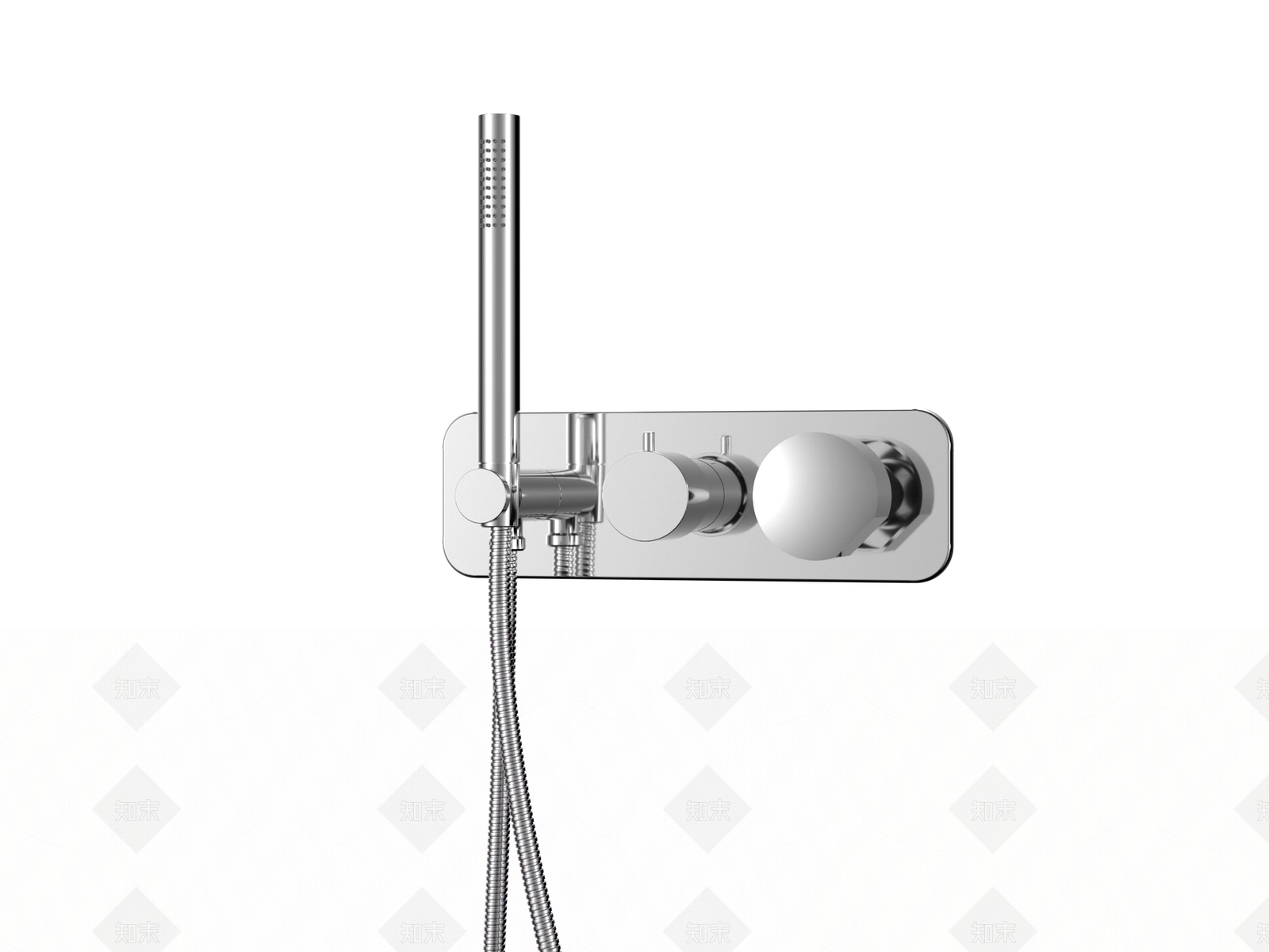 现代淋浴龙头3D模型下载【ID:667855603】