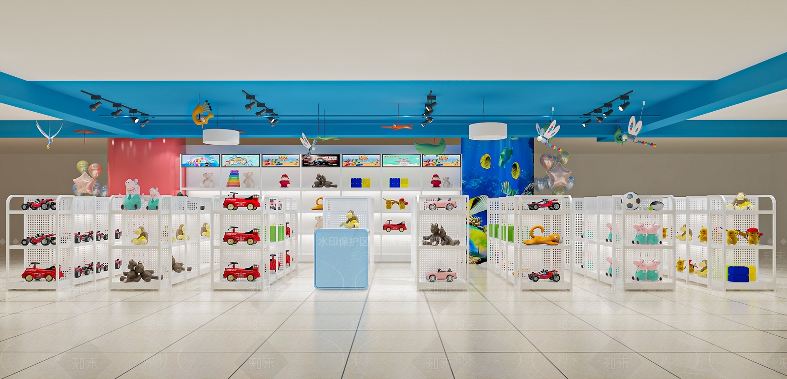 现代玩具店3D模型下载【ID:368218433】