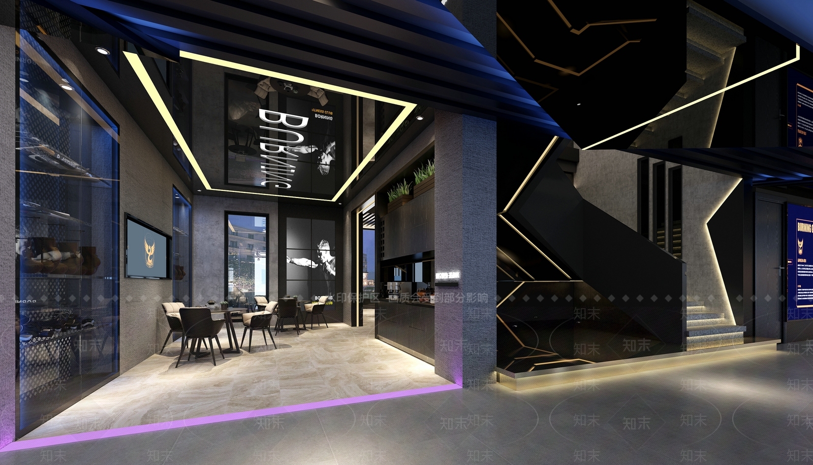 现代健身房3D模型下载【ID:668240436】