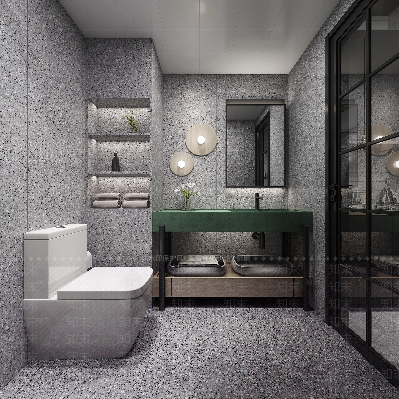 工业风单身公寓3D模型下载【ID:968241753】