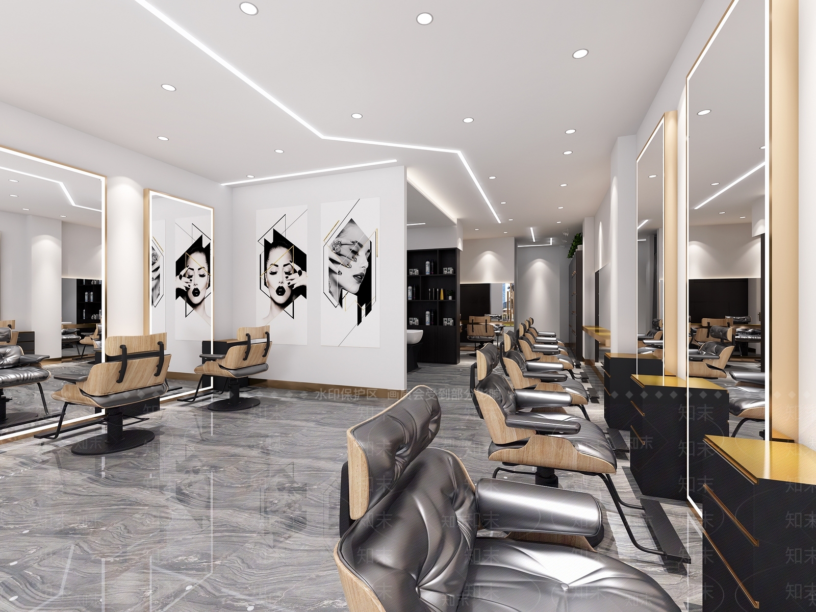 现代理发店3D模型下载【ID:968243551】