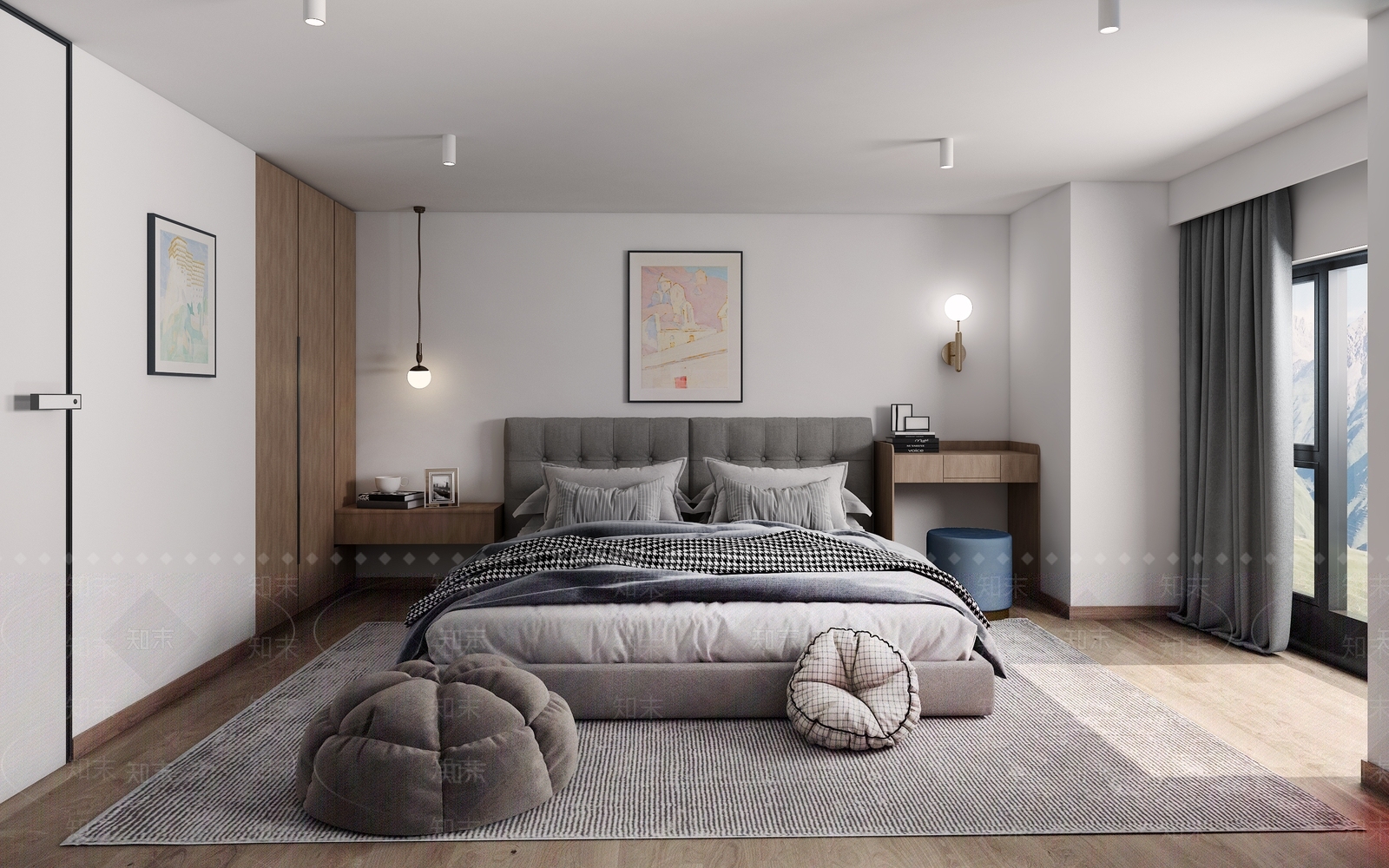 日式单身公寓3D模型下载【ID:968335767】