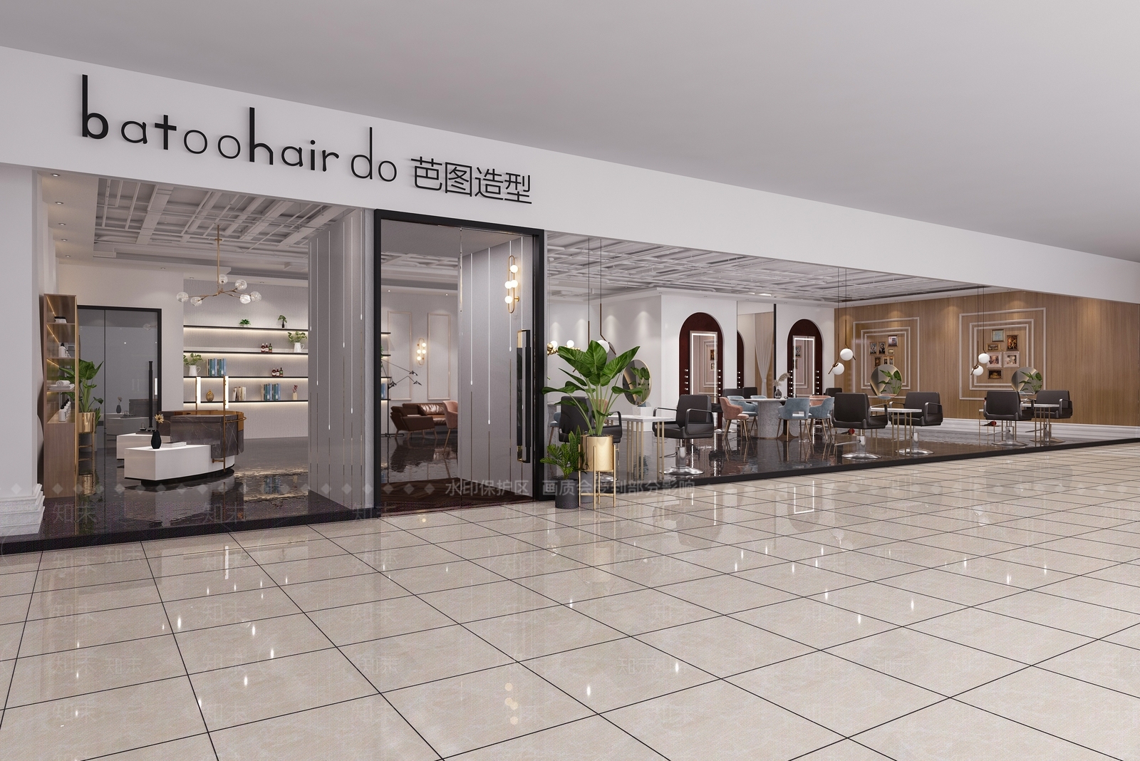 现代理发店3D模型下载【ID:368557488】