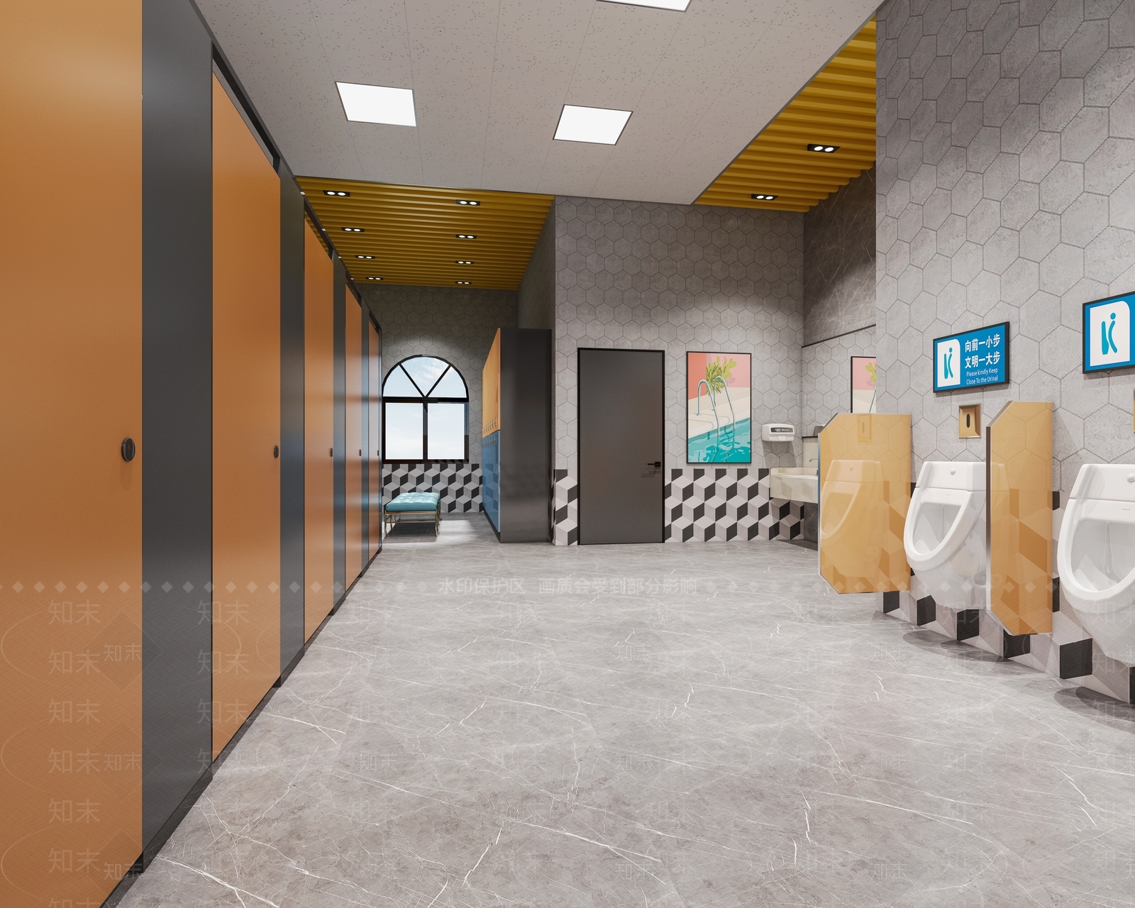 现代游泳馆3D模型下载【ID:368567745】