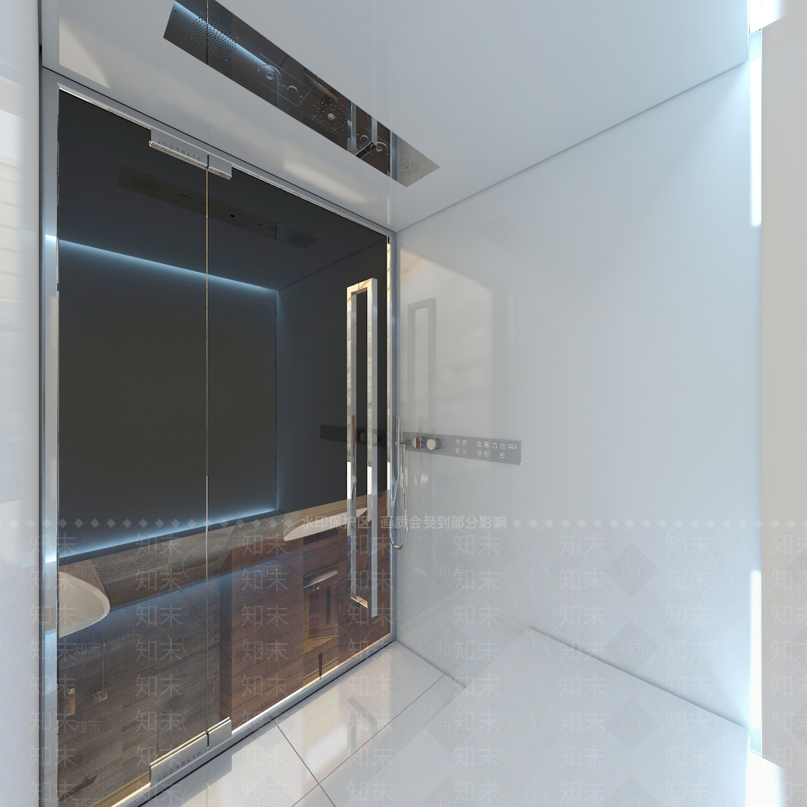 现代淋浴间3D模型下载【ID:268585537】
