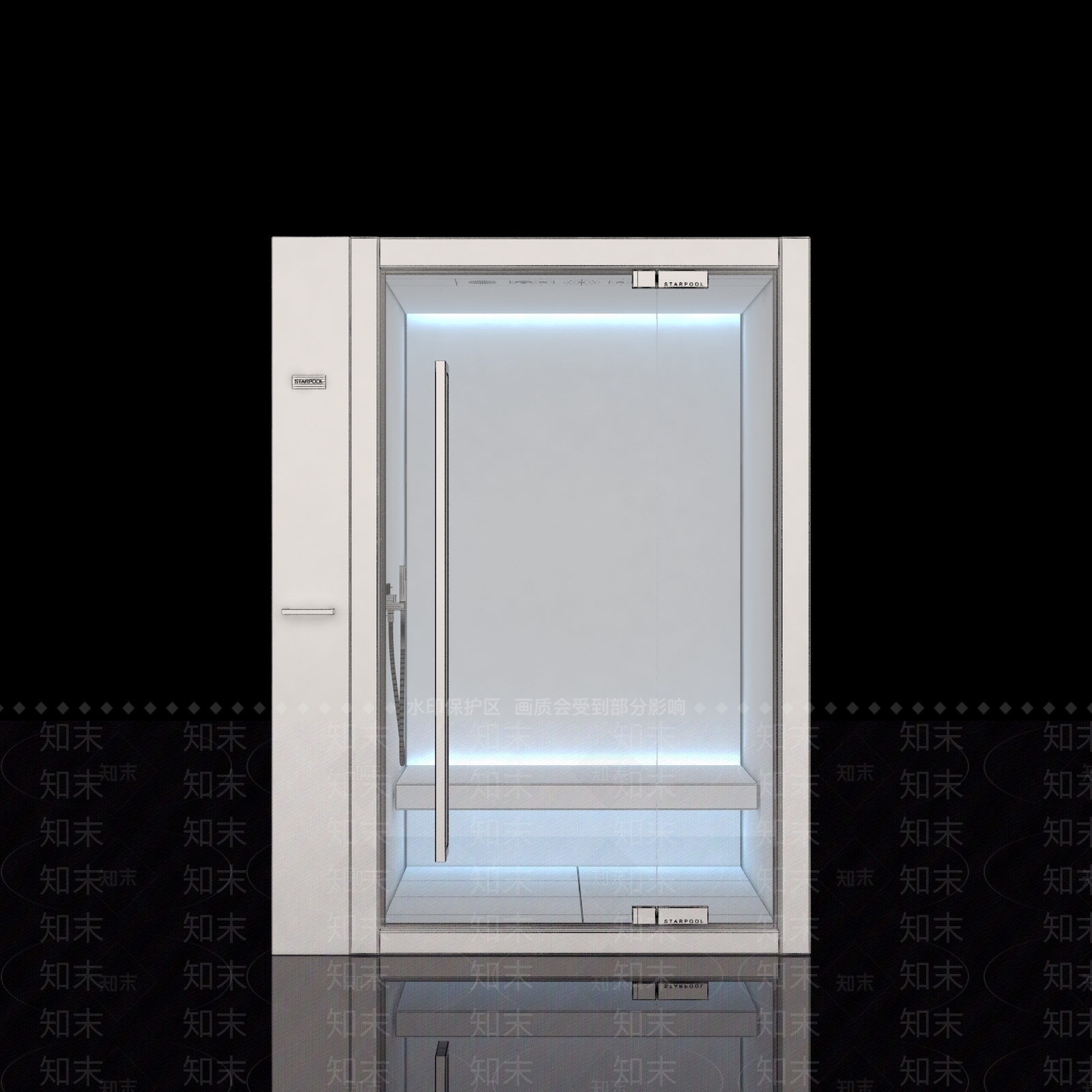 现代淋浴间3D模型下载【ID:268585537】