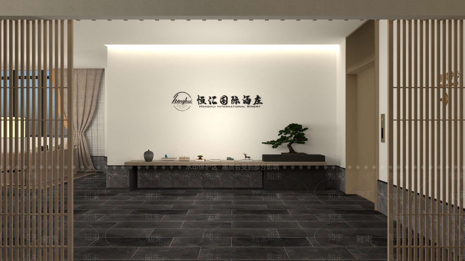 新中式风格茶室SU模型下载【ID:968608306】