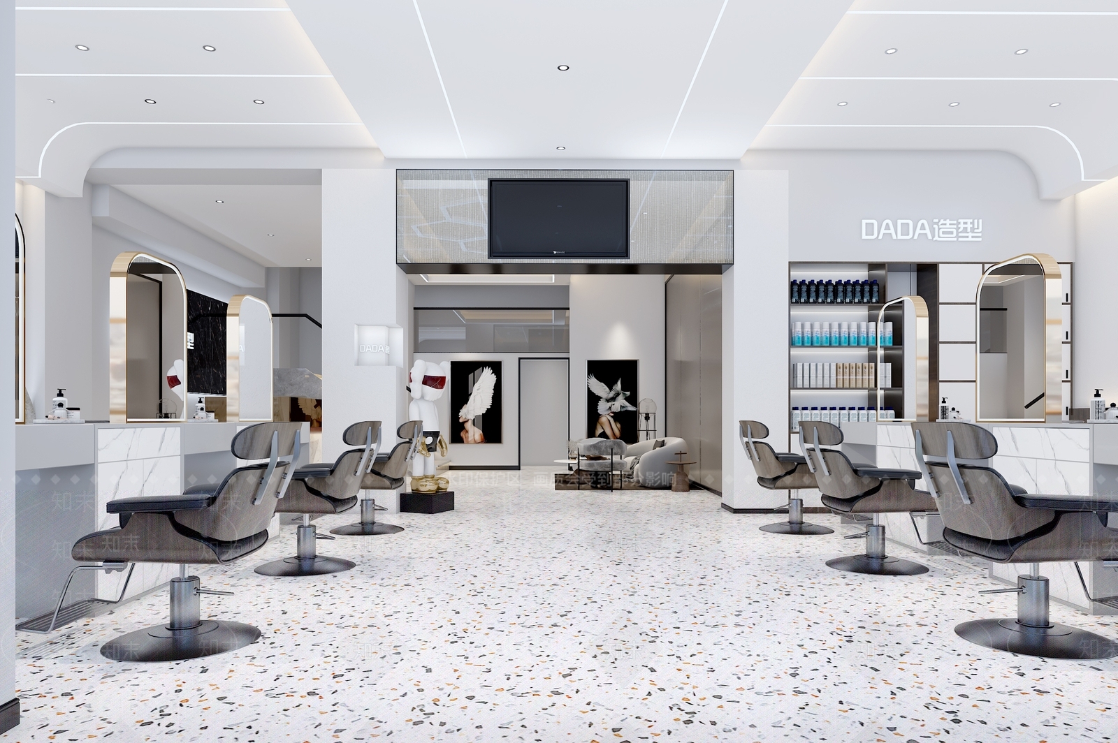 现代理发店3D模型下载【ID:968751554】