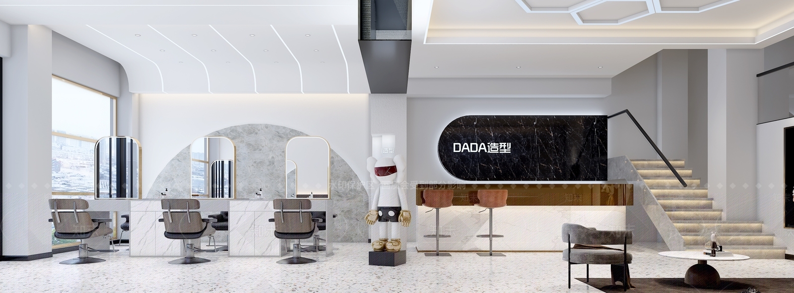 现代理发店3D模型下载【ID:968751554】