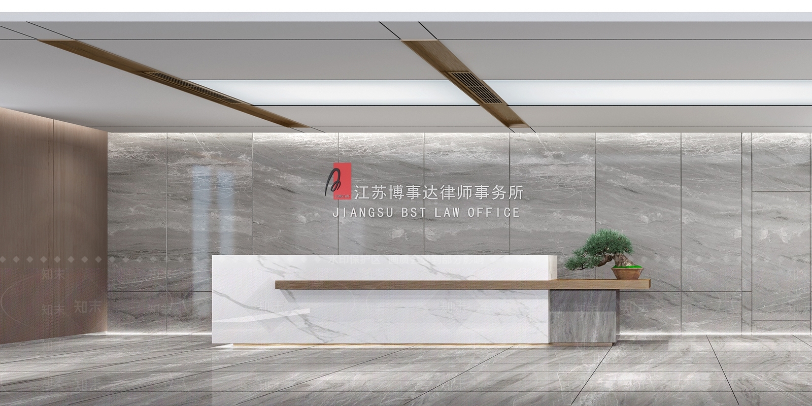 现代接待大厅3D模型下载【ID:768758775】