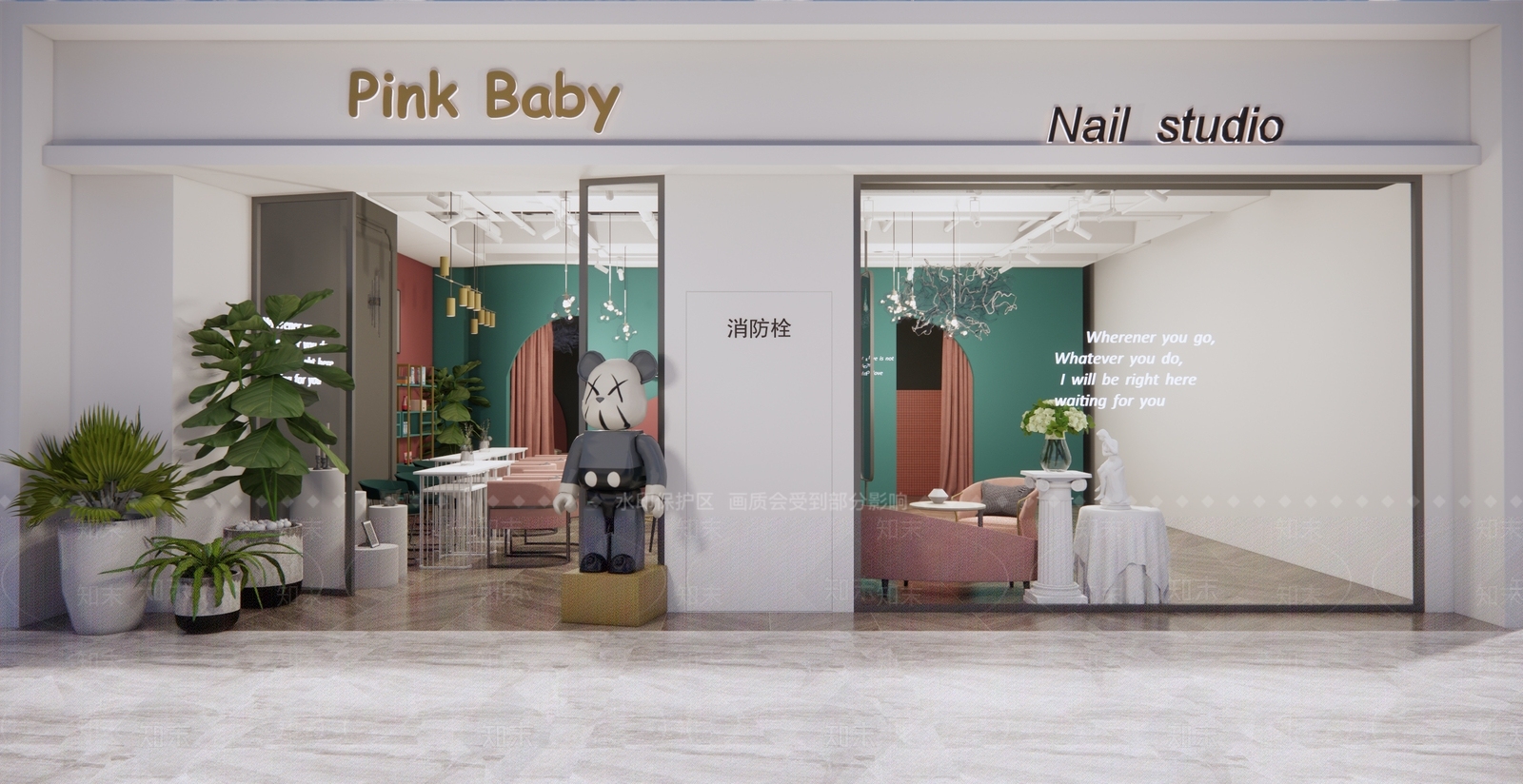 现代风格SPA会所SU模型下载【ID:768766680】