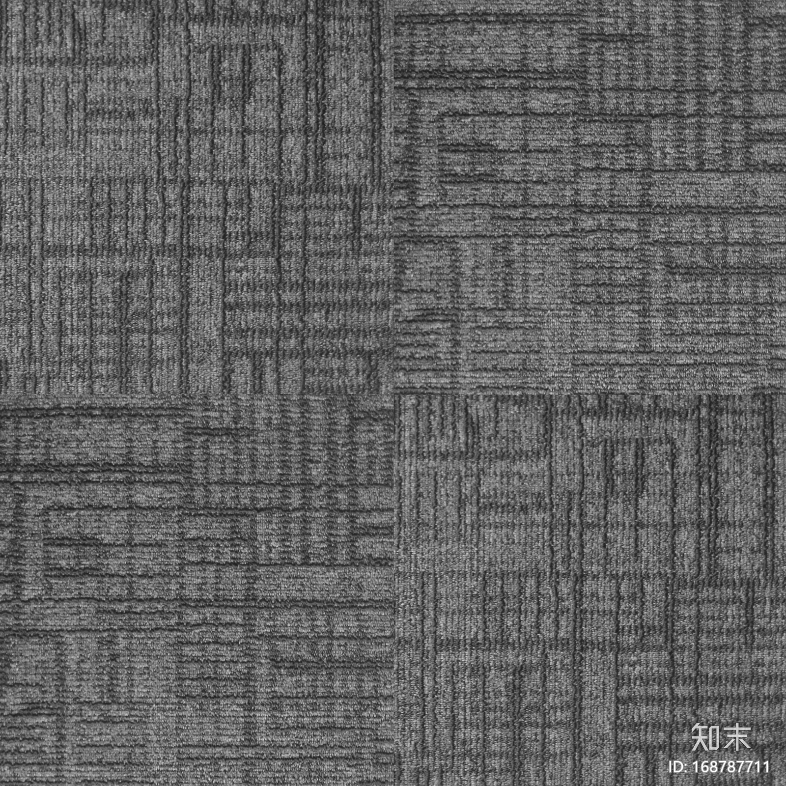 灰色方块地毯贴图下载【ID:168787711】