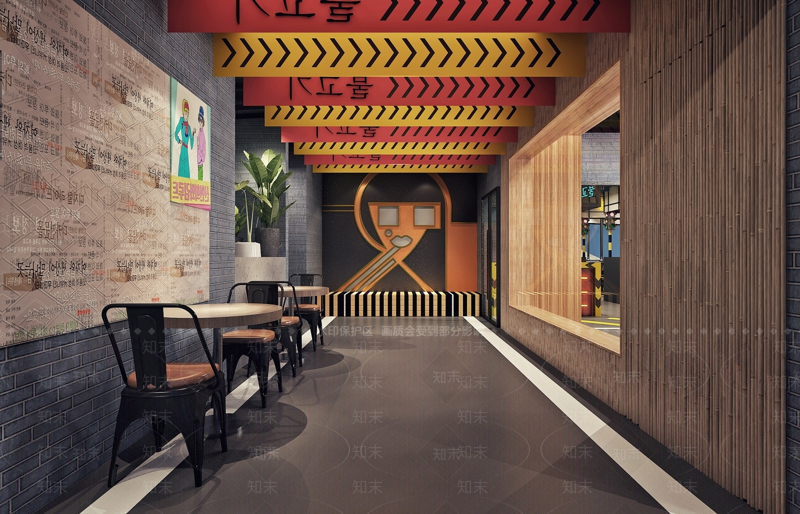 日式烧烤店3D模型下载【ID:368823080】