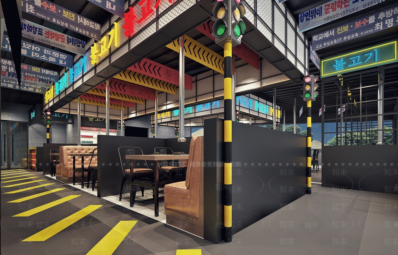 日式烧烤店3D模型下载【ID:368823080】