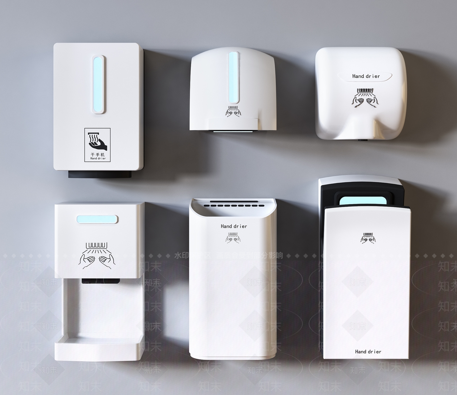 现代烘干机3D模型下载【ID:868890734】