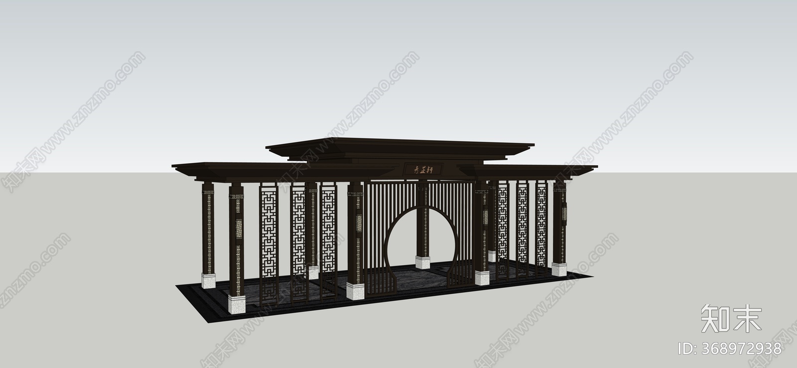 青芷轩廊架详图cad施工图下载【ID:368972938】