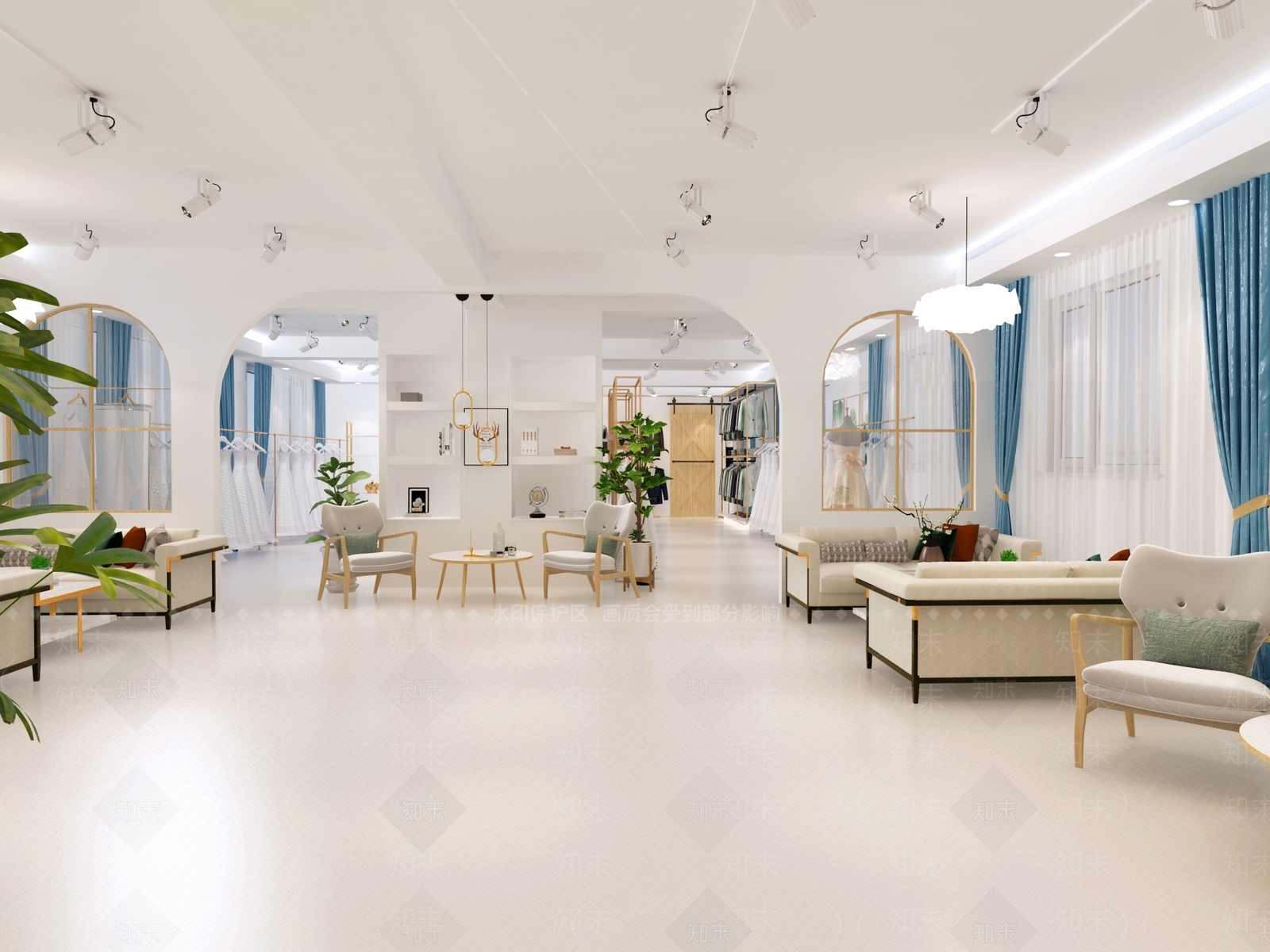 现代婚纱摄影工作室3D模型下载【ID:368984436】