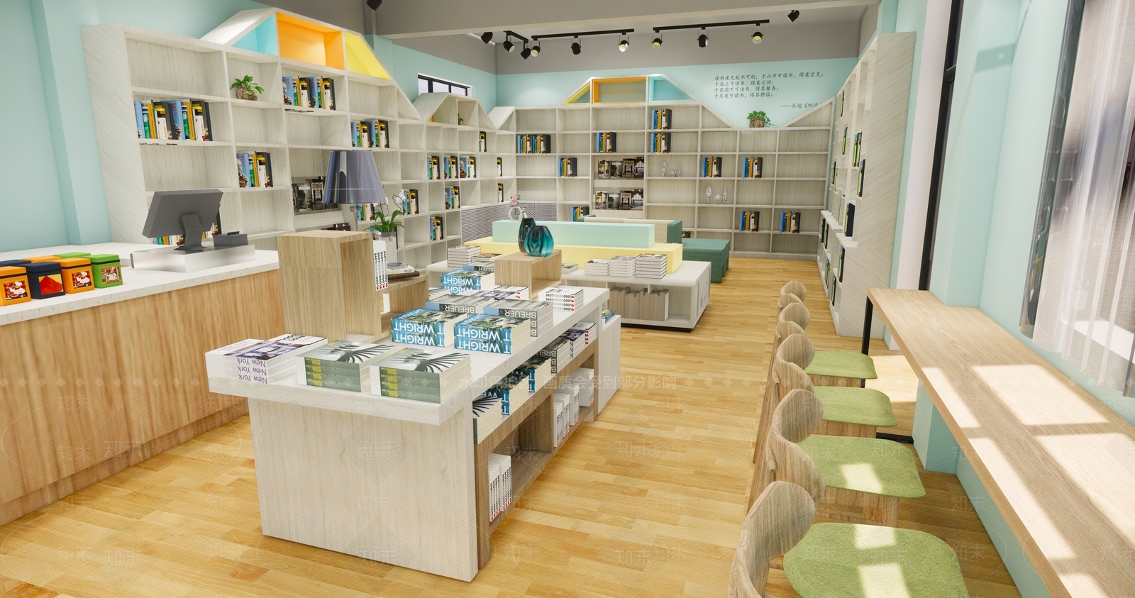 现代书店SU模型下载【ID:668985418】