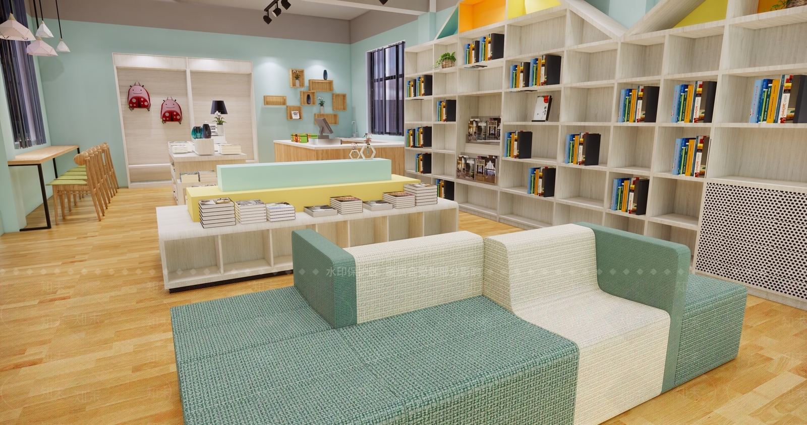 现代书店SU模型下载【ID:668985418】