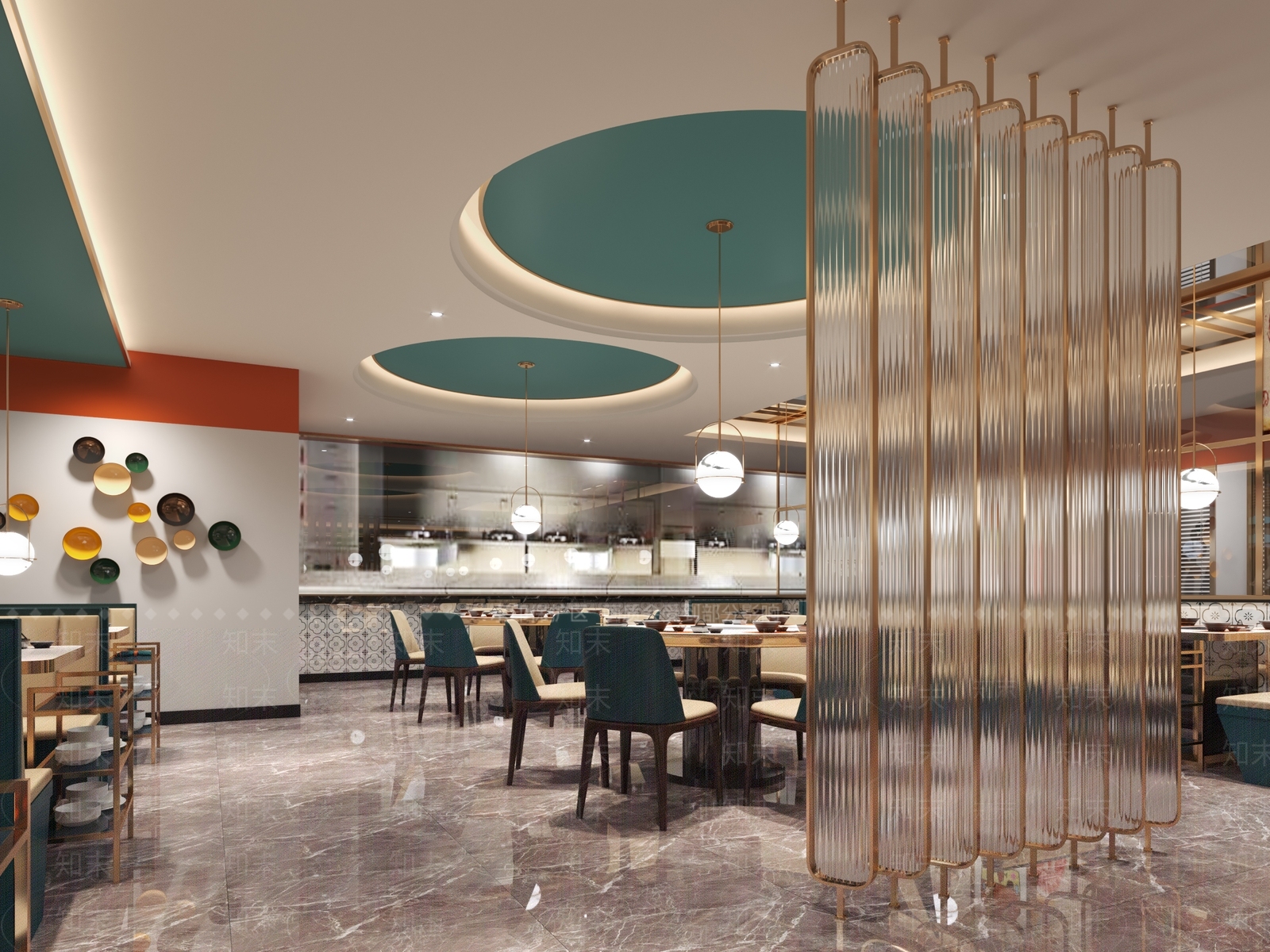 现代海底捞火锅店3D模型下载【ID:369097249】