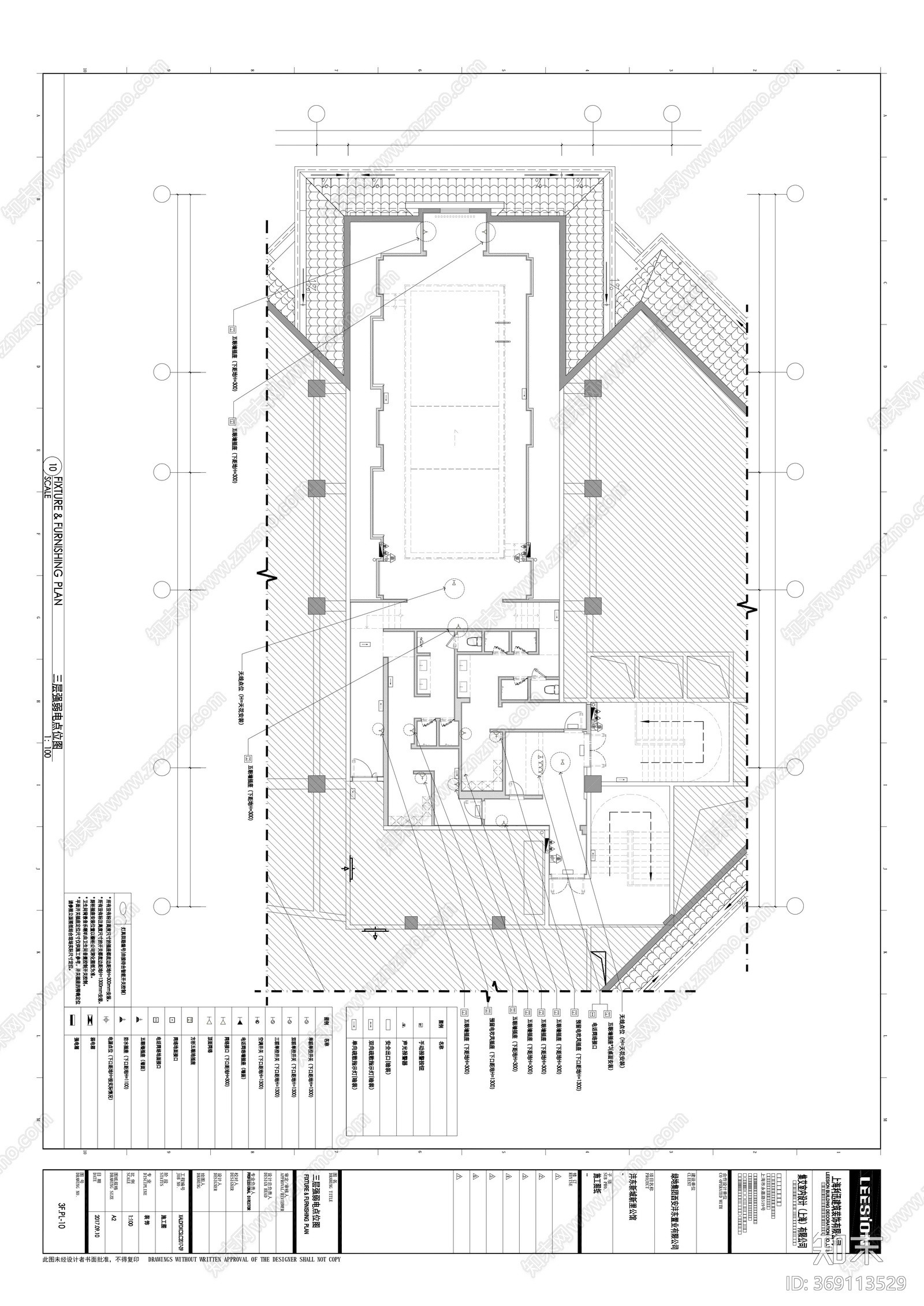 西安绿地沣东新城售楼处cad施工图下载【ID:369113529】