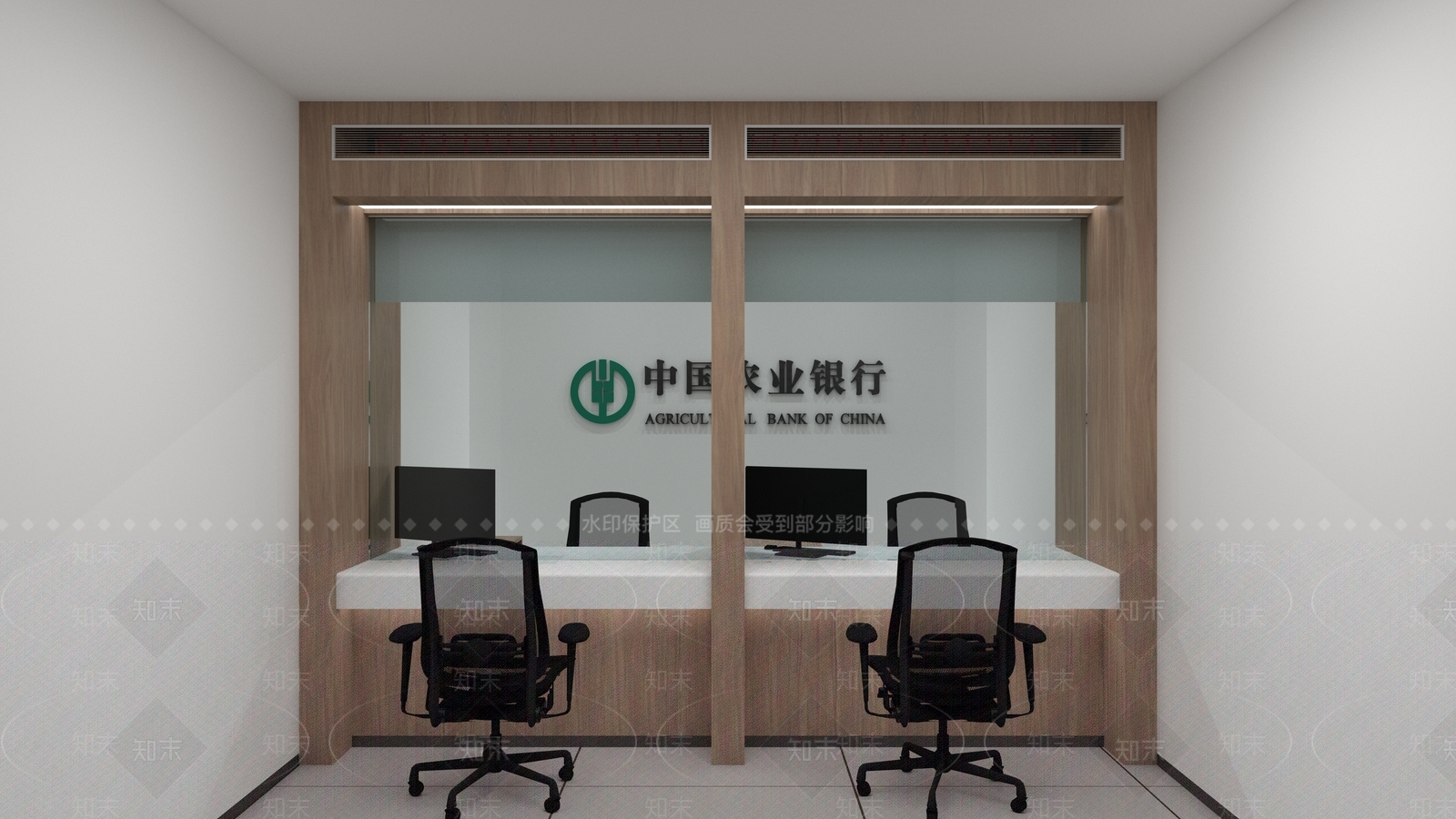 现代风格银行SU模型下载【ID:569166896】