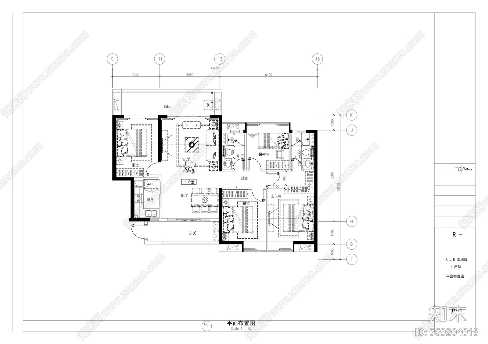 韦格斯杨GGCcad施工图下载【ID:569204013】