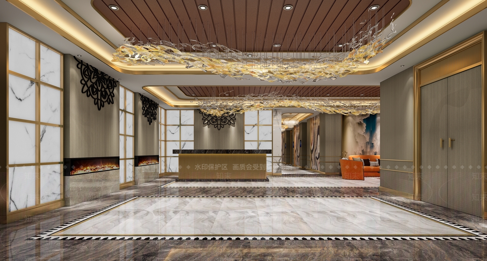 后现代沙发3D模型下载【ID:769240060】