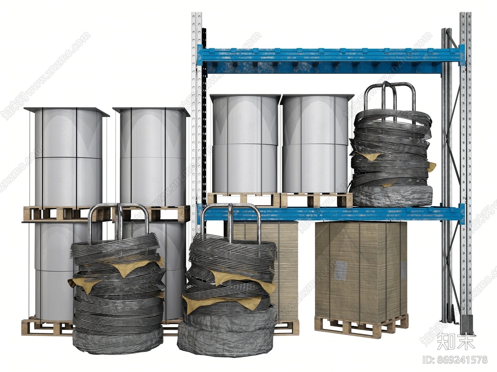 现代风格工业设施3D模型下载【ID:869241578】