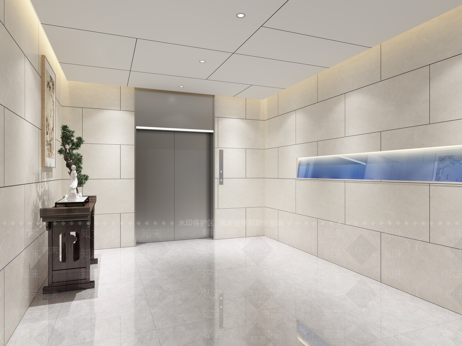 现代政法机构前台3D模型下载【ID:469272013】