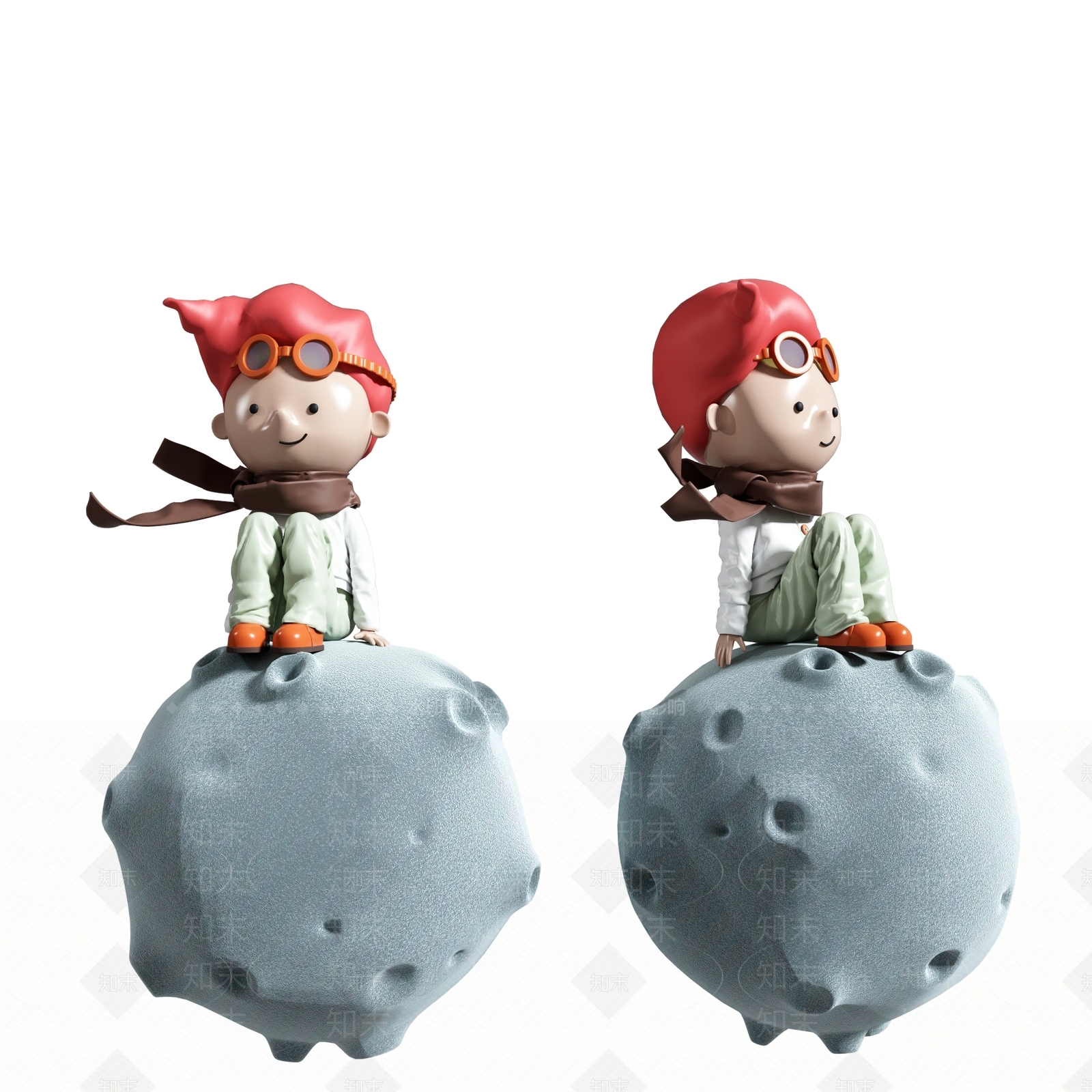 现代卡通人物3D模型下载【ID:369292842】