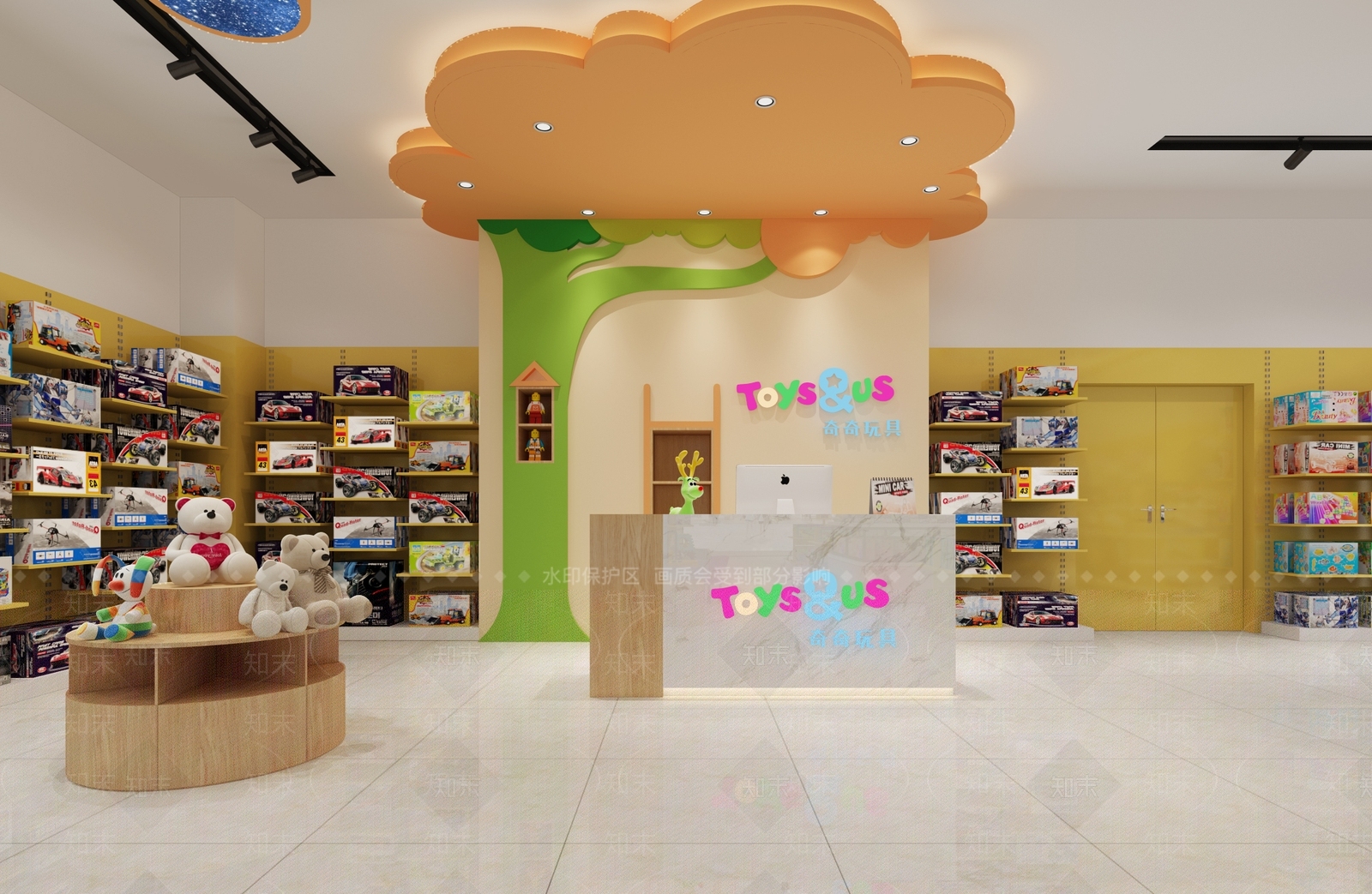 现代儿童玩具店3D模型下载【ID:669294958】