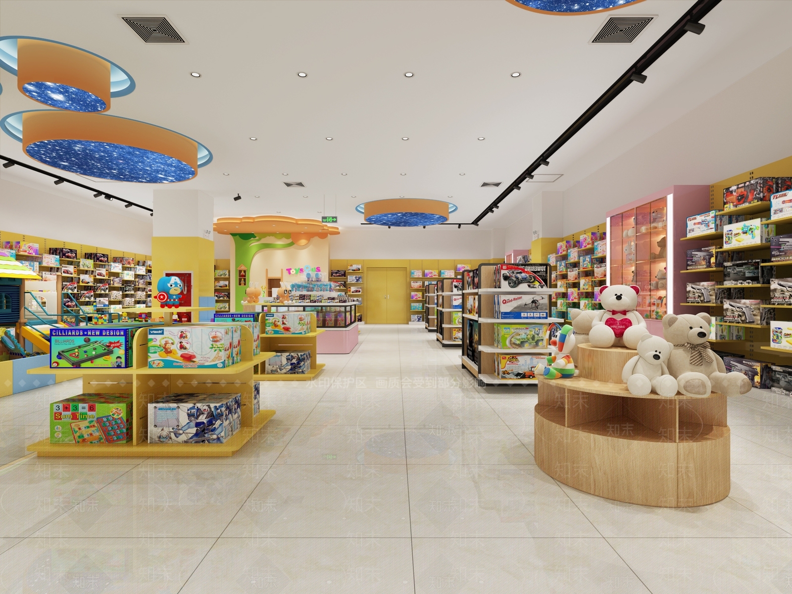 现代儿童玩具店3D模型下载【ID:669294958】