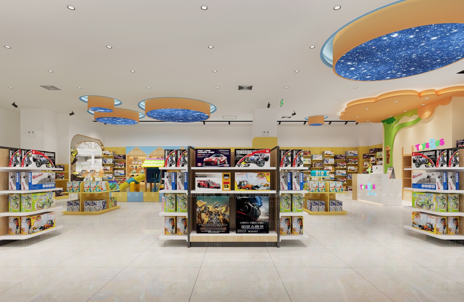 现代儿童玩具店3D模型下载【ID:669294958】