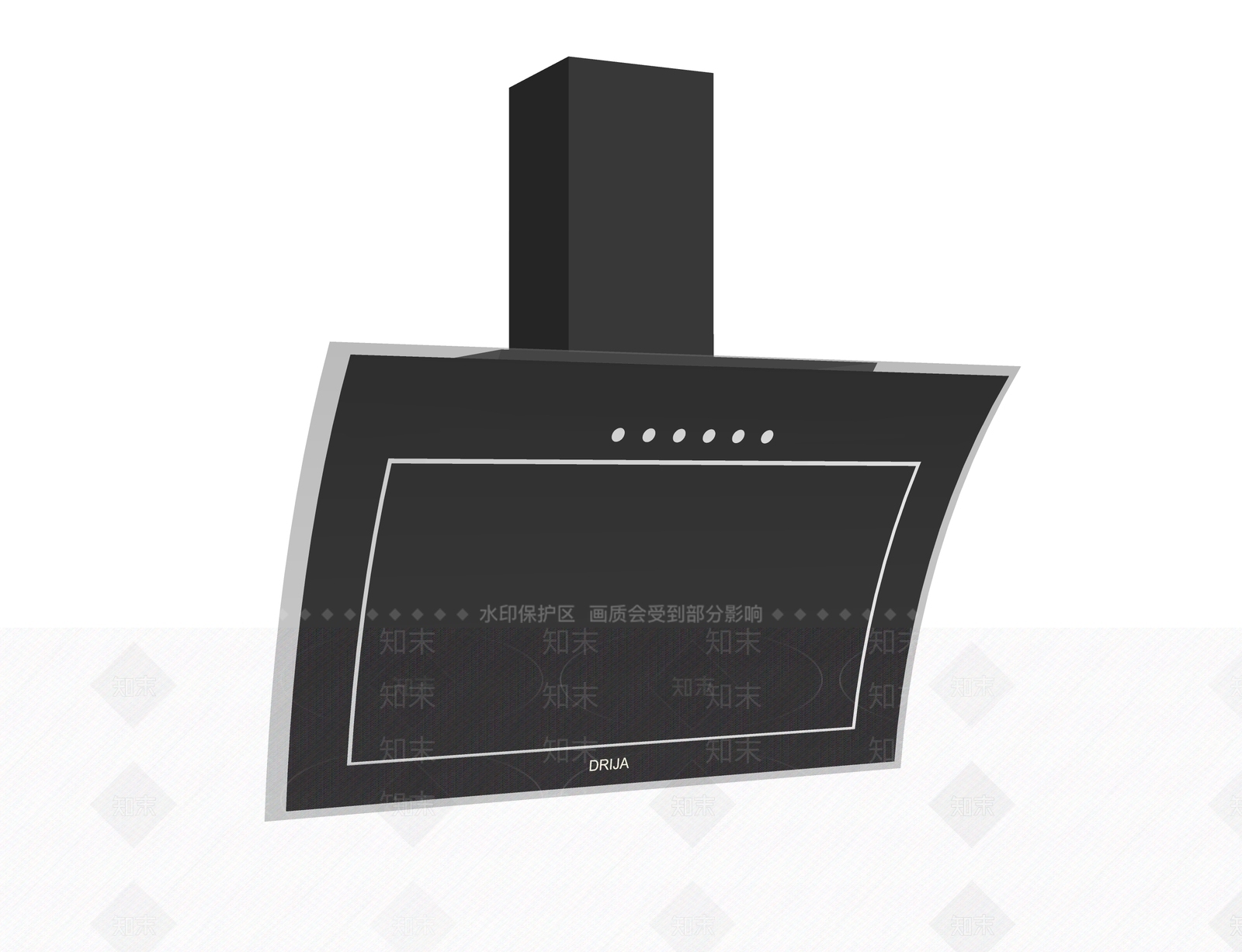 现代风格油烟机SU模型下载【ID:769356802】