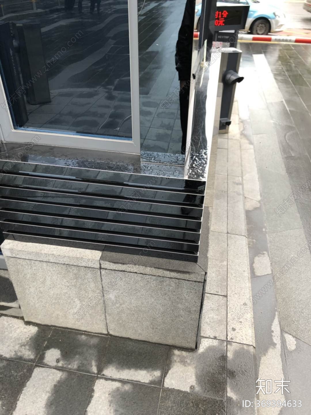 商业街入口岗cad施工图下载【ID:369394633】