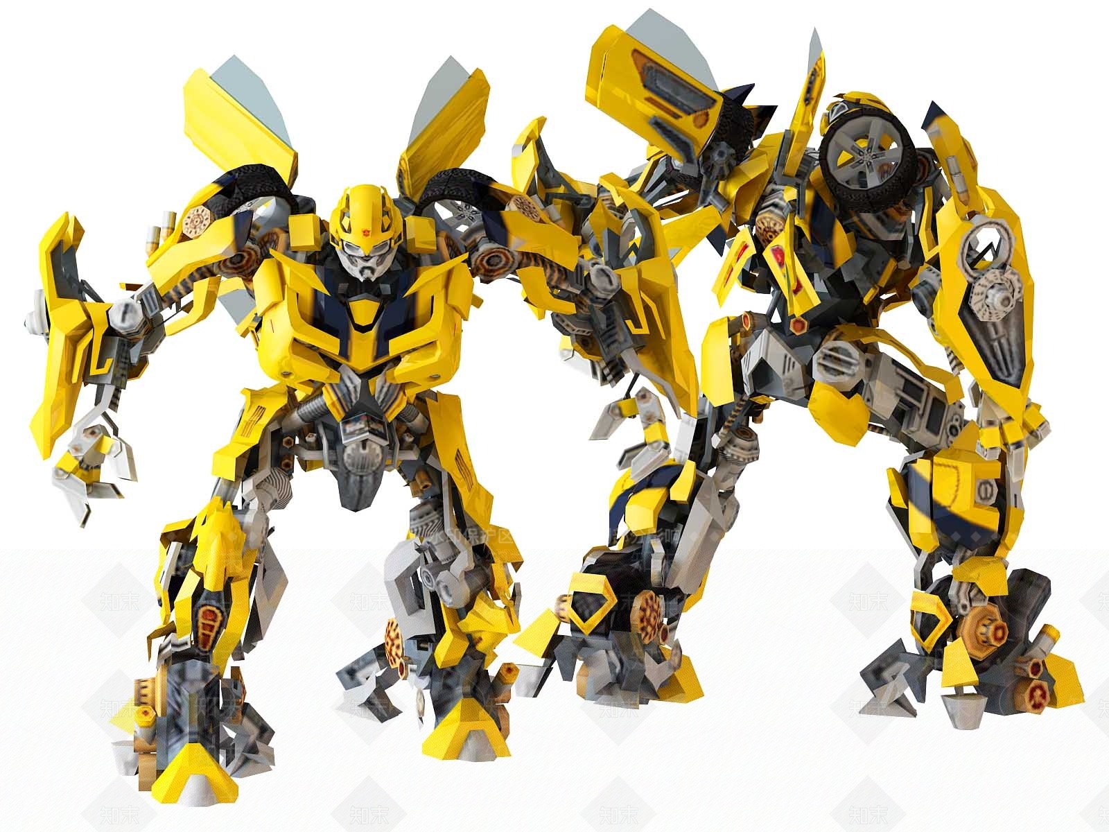 现代变形金刚玩具3D模型下载【ID:569399677】