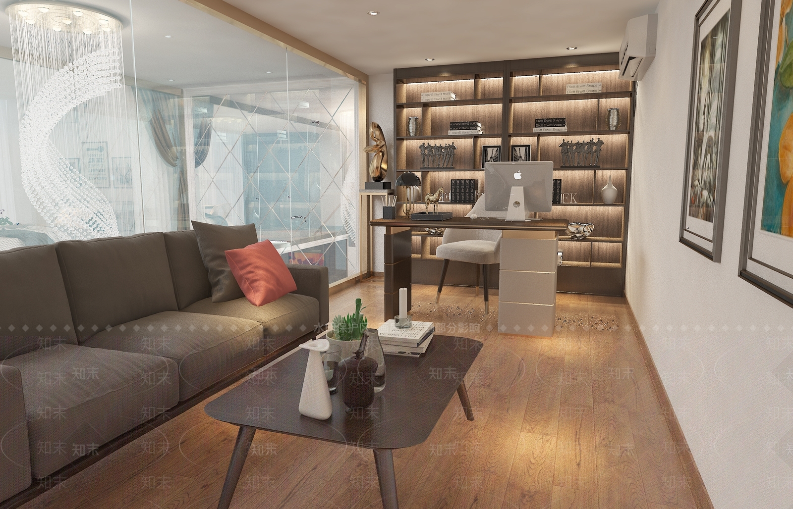 现代单身公寓3D模型下载【ID:769428747】