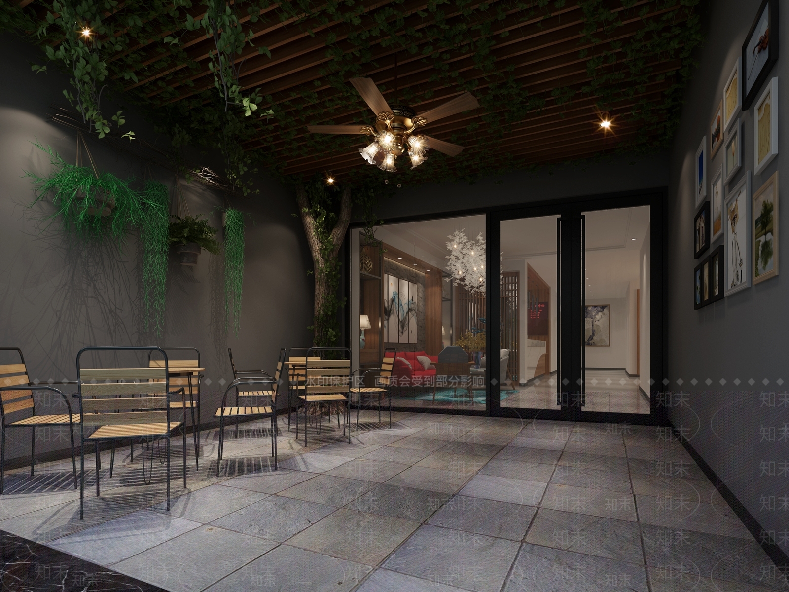 现代酒店大堂3D模型下载【ID:469479207】
