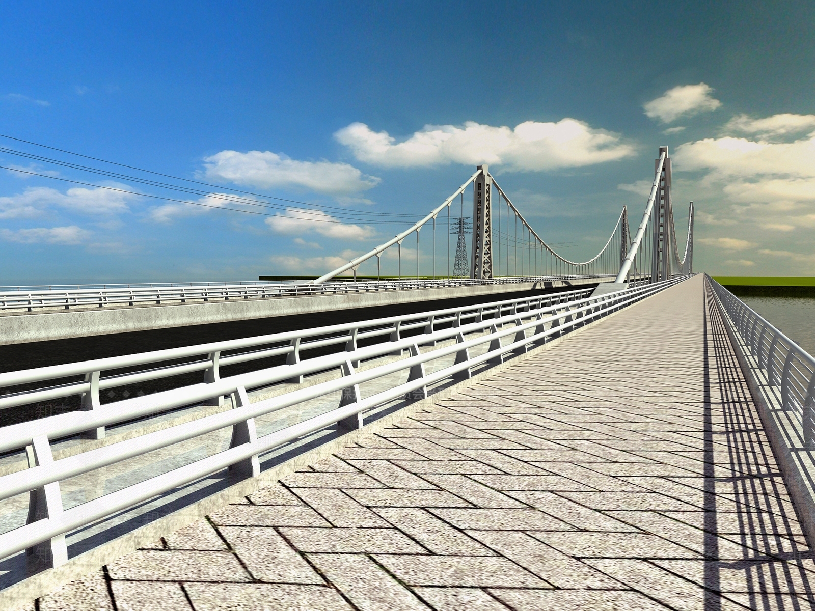 现代桥梁3D模型下载【ID:969518153】