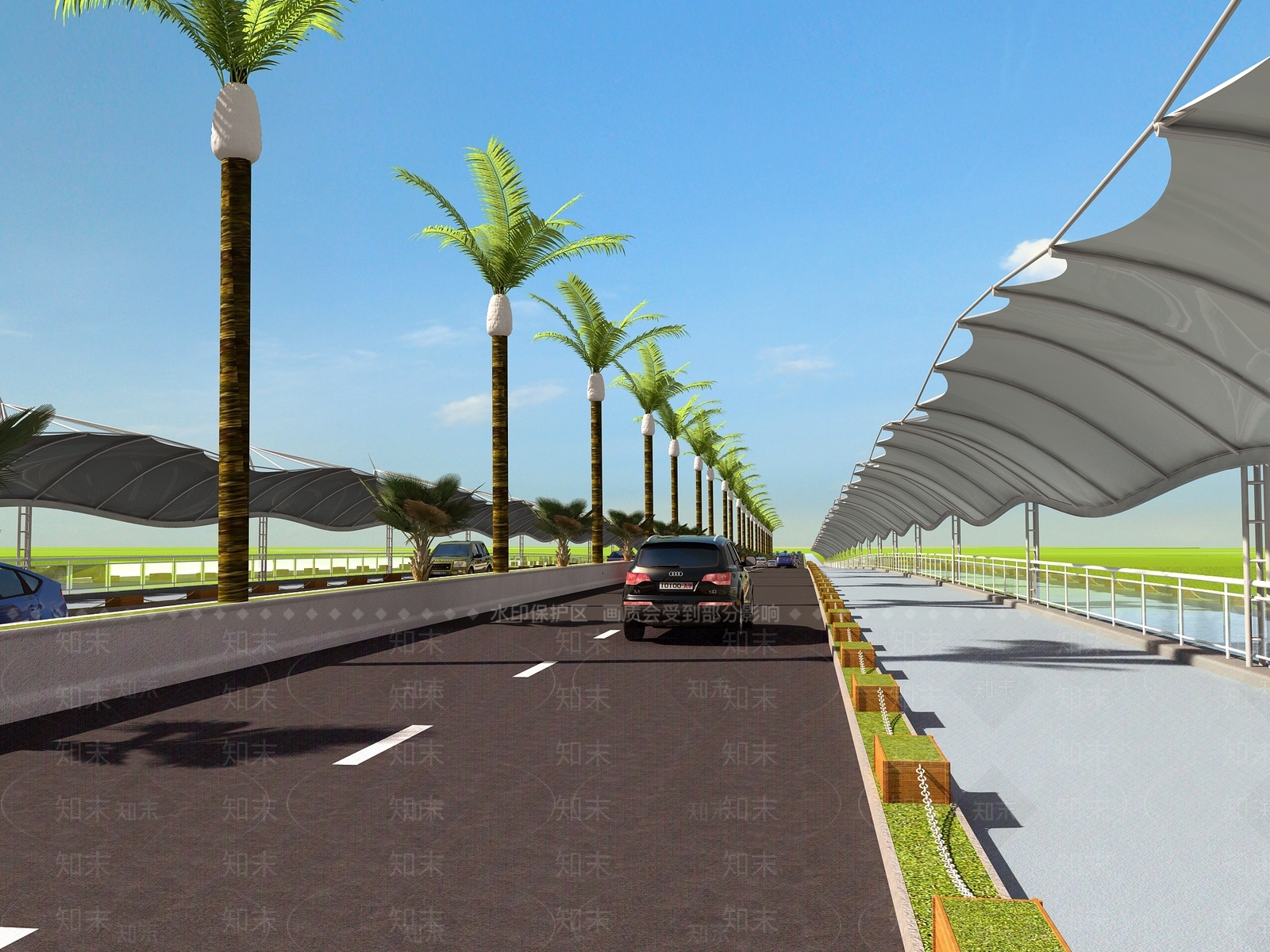 现代桥梁3D模型下载【ID:969519115】