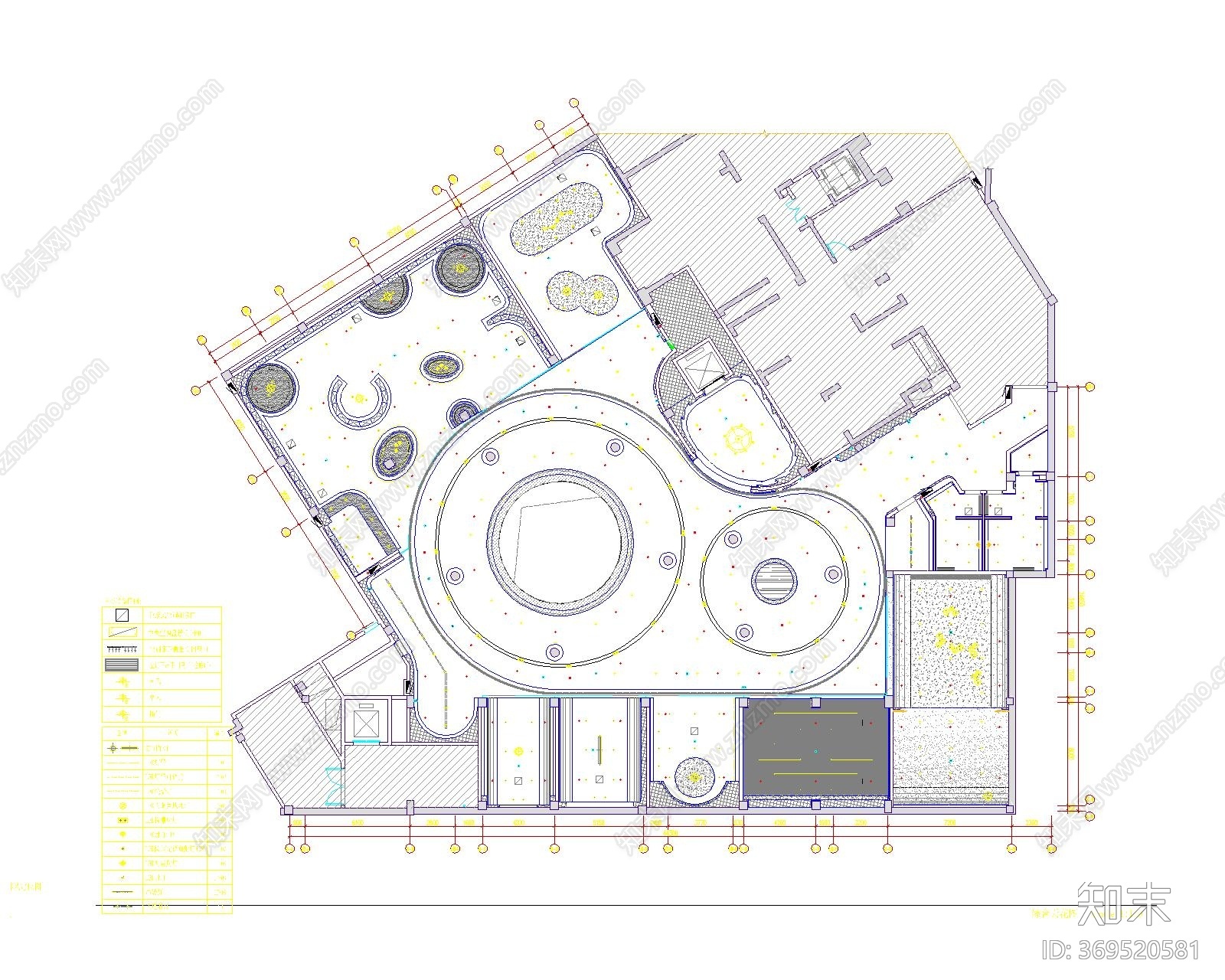 1000㎡厦门建发cad施工图下载【ID:369520581】