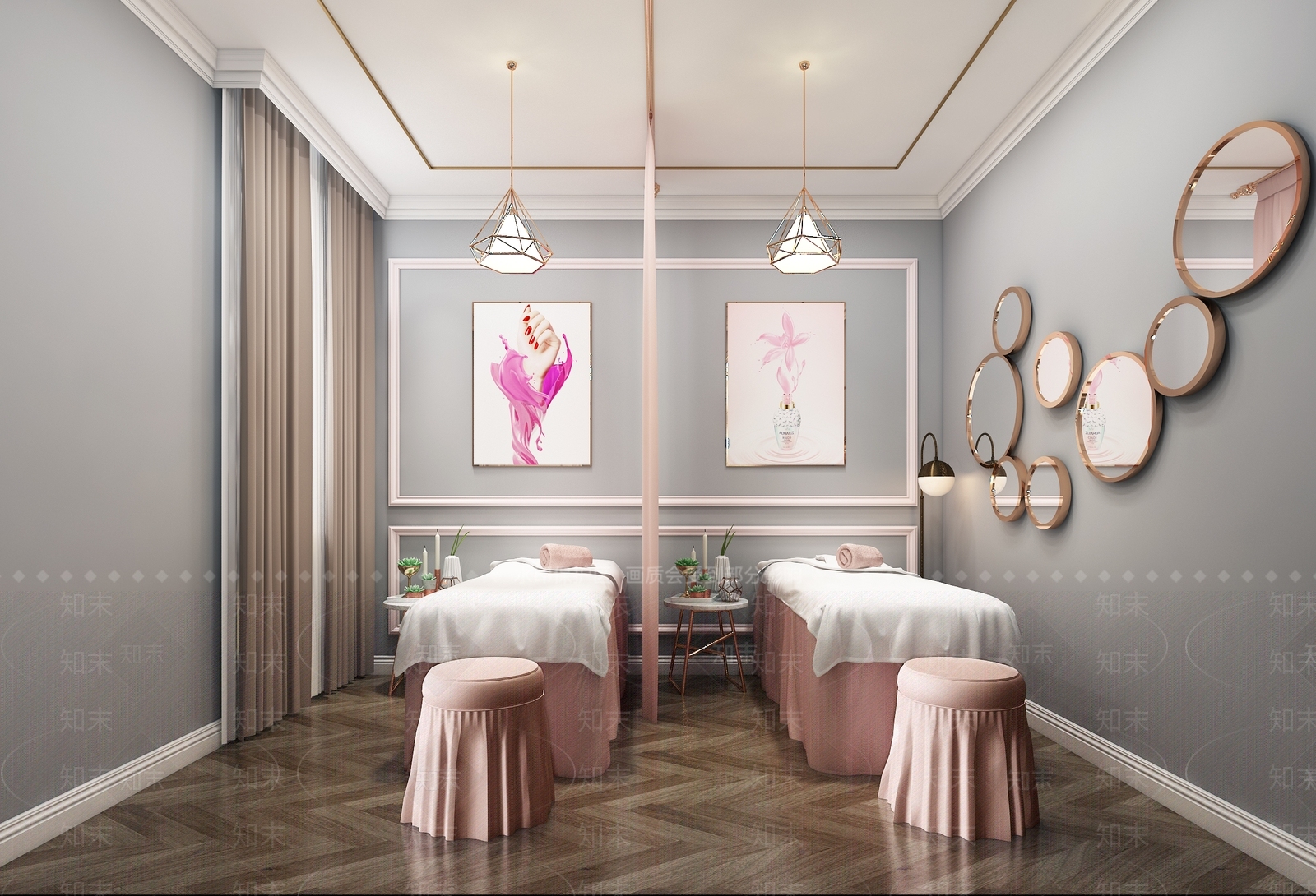 北欧美甲店3D模型下载【ID:369522452】